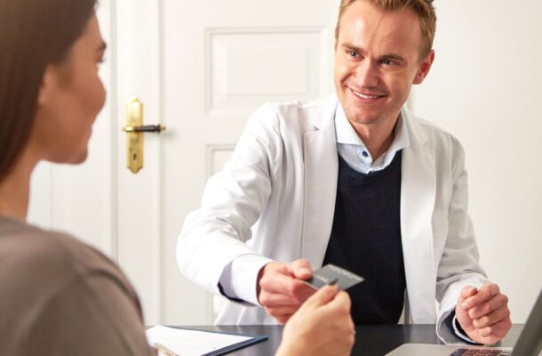 Wizytówka w czasie spotkań biznesowych