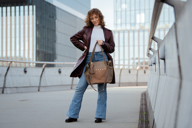 Beżowa torebka Beżowa torebka